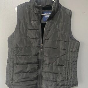 U.S. Polo Assn. Black Puffer Vest- XL